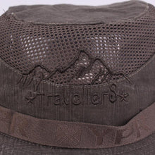 Load image into Gallery viewer, Men's Outdoor Traveling Cap Summer Mesh Breathable Retro Cotton Bucket Hat Unisex Adult High Quality Hat Jungle Fishing Hats Novelty Dad's Beach Cap Bucket Hat For Fishing Summer Adjustable Hat