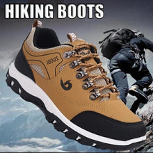 Load image into Gallery viewer, Men's Sports Hiking Shoes Low-Top Breathable Non-Slip Wear-Resistant Outdoor Leisure Sports Shoes Men Leather Non-Slip Sneakers Lightweight Low Top For Outdoor Trailing Walking Shoes