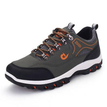 Load image into Gallery viewer, Men's Sports Hiking Shoes Low-Top Breathable Non-Slip Wear-Resistant Outdoor Leisure Sports Shoes Men Leather Non-Slip Sneakers Lightweight Low Top For Outdoor Trailing Walking Shoes
