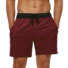 Load image into Gallery viewer, Men's Stretch Swim Trunks Quick Dry Beach Shorts With Zipper Pockets and Mesh Lining Men's Swim Trunks Quick Dry Beach Shorts with Pockets Swimsuits for Men