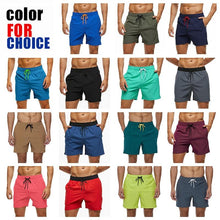 Load image into Gallery viewer, Men's Stretch Swim Trunks Quick Dry Beach Shorts With Zipper Pockets and Mesh Lining Men's Swim Trunks Quick Dry Beach Shorts with Pockets Swimsuits for Men