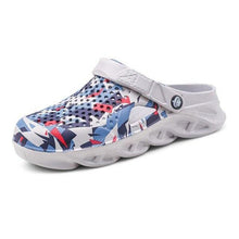 Load image into Gallery viewer, Men's Summer Hole Shoes Rubber Soft-Soled Garden Shoes Outdoor Non-Slip Camouflage Sandals Clogs Garden Shoes Unisex Yard Slip On Shoes For Men
