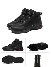 Load image into Gallery viewer, Men's Warm Boots Plush Snow Boots Outdoor Non-Slip Hiking Boots High Top Waterproof Sports Men's Winter Boots Snow Boots Warm Lined Non Slip Leather Shoes
