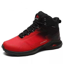 Load image into Gallery viewer, Men's Warm Boots Plush Snow Boots Outdoor Non-Slip Hiking Boots High Top Waterproof Sports Men's Winter Boots Snow Boots Warm Lined Non Slip Leather Shoes