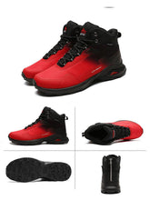 Load image into Gallery viewer, Men's Warm Boots Plush Snow Boots Outdoor Non-Slip Hiking Boots High Top Waterproof Sports Men's Winter Boots Snow Boots Warm Lined Non Slip Leather Shoes