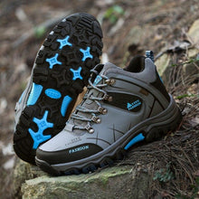 Load image into Gallery viewer, Men's Winter Snow Boots Waterproof Leather Sports Super Warm Men's Boots Outdoor Hiking Boots Work Travel Shoes Trail Climbing Shoes Lace Up Anti-Slip Waterproof Working Outdoor Boots