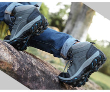 Load image into Gallery viewer, Men's Women's New Outdoor Climbing Hiking Sports Shoes Comfortable Breathable Wear-Resistant Men's Soft Casual Shoes Outdoor Walking Lace Up Anti-Slip Comfortable Ankle Booties