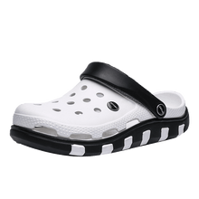 Load image into Gallery viewer, Men Sandals Autumn Hole Shoes Rubber Clogs Women Unisex Garden Shoes White Beach Flat Sandals Slippers Womens Mens Non Slip Clogs For Indoor And Outdoor Garden Clogs Shoes