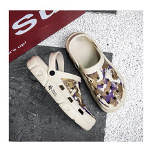 Load image into Gallery viewer, Men Sandals Summer Camouflage Hole Shoes Garden Shoes Outdoor Non-slip Beach Shoes Flat Sandals Home Slippers Unisex Garden Clogs Shoes Slippers Sandals For Mens