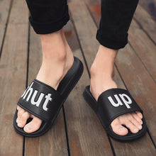 Load image into Gallery viewer, Men Slippers Unisex Bathroom Home Slides Male Couple Beach Sandals Fashion House Shoes Non-slip Flip Flops Mens Bathroom Pool Non-Slip Quick Drying Fashion Slippers