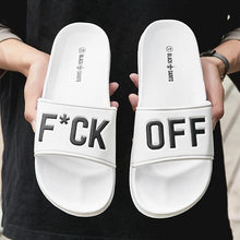 Load image into Gallery viewer, Men Slippers Unisex Bathroom Home Slides Male Couple Beach Sandals Fashion House Shoes Non-slip Flip Flops Mens Bathroom Pool Non-Slip Quick Drying Fashion Slippers