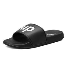 Load image into Gallery viewer, Men Slippers Unisex Bathroom Home Slides Male Couple Beach Sandals Fashion House Shoes Non-slip Flip Flops Mens Bathroom Pool Non-Slip Quick Drying Fashion Slippers