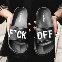 Load image into Gallery viewer, Men Slippers Unisex Bathroom Home Slides Male Couple Beach Sandals Fashion House Shoes Non-slip Flip Flops Mens Bathroom Pool Non-Slip Quick Drying Fashion Slippers
