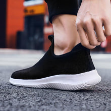 Load image into Gallery viewer, Men Sneakers Lightweight Casual Slip On Walking Socks Sneakers Trainers Mesh Flat Breathable Summer Walking Beach Mesh Shoes Comfortable Mesh Athletic Espadrilles