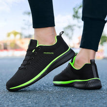 Load image into Gallery viewer, Men Sport Lightweight Running Sneakers Walking Casual Breathable Shoes Non-Slip Comfortable Black Fashion Men Casual Shoes Running Walking Sneakers