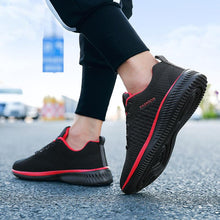 Load image into Gallery viewer, Men Sport Lightweight Running Sneakers Walking Casual Breathable Shoes Non-Slip Comfortable Black Fashion Men Casual Shoes Running Walking Sneakers