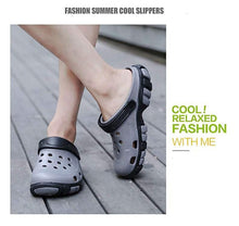 Load image into Gallery viewer, Men Summer Flip Flops Slippers Beach Sandals Flats Shoes Mens Garden Clogs Sports Sandals Outdoor Arch Support Clogs Garden Shoes Slip-on Beach Women Slippers