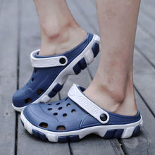 Load image into Gallery viewer, Men Summer Flip Flops Slippers Beach Sandals Flats Shoes Mens Garden Clogs Sports Sandals Outdoor Arch Support Clogs Garden Shoes Slip-on Beach Women Slippers