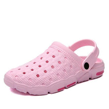 Load image into Gallery viewer, Men Summer Hole Shoes Rubber Plastic Unisex Garden Shoes Beach Flat Men Sandals Outdoor Indoor Slippers Lightweight Sandals Garden Clogs Hiking Shoes Water Beach Shoes