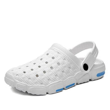 Load image into Gallery viewer, Men Summer Hole Shoes Rubber Plastic Unisex Garden Shoes Beach Flat Men Sandals Outdoor Indoor Slippers Lightweight Sandals Garden Clogs Hiking Shoes Water Beach Shoes