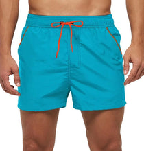 Load image into Gallery viewer, Men Swimwear Shorts Male Swimming Trunks Swimsuits Man Surf Beach Swim Sports Pants Board Mesh New Summer Men's Clothing Beach Swimming Casual with Adjustable Elastic Cord