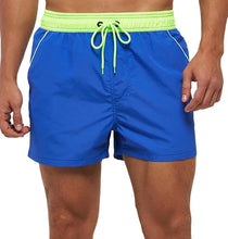 Load image into Gallery viewer, Men Swimwear Shorts Male Swimming Trunks Swimsuits Man Surf Beach Swim Sports Pants Board Mesh New Summer Men's Clothing Beach Swimming Casual with Adjustable Elastic Cord