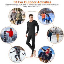 Load image into Gallery viewer, Men Thermal Underwear Set - Long Johns Pants and Long Sleeve