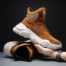 Load image into Gallery viewer, Men Winter Autumn Warm Modern High Tops Shoes Rubber Sole Running Sport Shoes High Quality Mesh Walking Jogging Non Slip Athletic Mens Sneakers