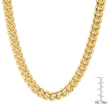 Load image into Gallery viewer, Men's 18K Gold Plated Stainless Steel 10MM Miami Cuban Chain