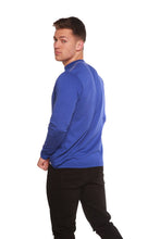 Load image into Gallery viewer, Clearance Men's Bamboo Viscose Long Sleeve Contrast Stitch T-Shirt