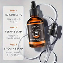 Load image into Gallery viewer, Men's Beard Care Essential Oil Serum