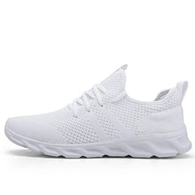 Load image into Gallery viewer, Mens Black Sneakers Casual Summer High Quality Mesh Sneakers Lightweight Breathable Mesh Sneakers Fashion Tennis Breathable Walking Gym Work Sneakers