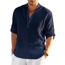 Load image into Gallery viewer, Men's Breathable Quick Dry Button Down Shirt T-Shirt Top