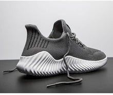 Load image into Gallery viewer, Mens Breathable White Trendy Sneakers Casual Design Light Walking Running Trainers Casual Breathable Mesh Men Running Shoes Walking Sneakers