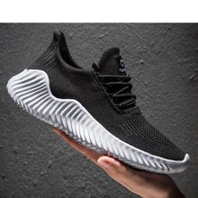 Load image into Gallery viewer, Mens Breathable White Trendy Sneakers Casual Design Light Walking Running Trainers Casual Breathable Mesh Men Running Shoes Walking Sneakers