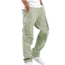 Load image into Gallery viewer, Men's Cargo Pants Trousers Drawstring Elastic Waist Multi Pocket