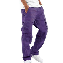 Load image into Gallery viewer, Men's Cargo Pants Trousers Drawstring Elastic Waist Multi Pocket