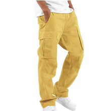 Load image into Gallery viewer, Men's Cargo Pants Trousers Drawstring Elastic Waist Multi Pocket