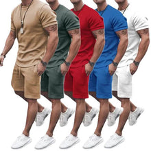 Load image into Gallery viewer, Men's Casual Activewear Running T-Shirt with Shorts