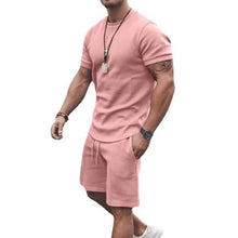 Load image into Gallery viewer, Men's Casual Activewear Running T-Shirt with Shorts