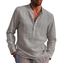 Load image into Gallery viewer, Men's Casual Button Down Shirts Long Sleeve Tops