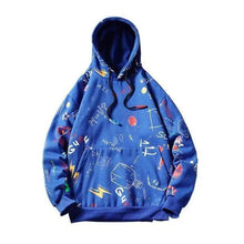 Load image into Gallery viewer, Mens Casual Hoodie Sweatshirt Vintage Yellow Painted Style Hip Hop Creativity Streetwear Men Hooded Sweatshirt Streetwear Loose Hoodies Letter Printing Hoody