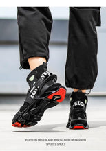 Load image into Gallery viewer, Mens Casual Luxury Shoes Trainer Race White Shoes Fashion Summer Men's Sneakers Fashion Sport Running Non Slip Casual Shoe Athletic Tennis Walking Outdoor Modern Design Shoes