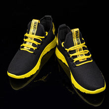 Load image into Gallery viewer, Mens Casual Shoes Sneakers Mens Breathable No-slip Air Mesh Lace Up Wear-Resistant Slip On Shoes Men's Tennis Walking Casual Shoes Black Sport Gym Breathable Sneakers