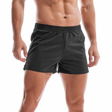 Load image into Gallery viewer, Mens Cotton Sleep Bottoms Lounge Home Pajama Shorts Elastic Waist Breathable Solid Underwear Boxers Man Jogger Yoga Sport Shorts Bodybuilding Workout Shorts Lightweight Running Lounge Cotton Sleep Bottoms