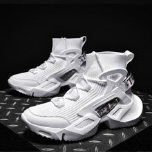 Load image into Gallery viewer, Mens High Top Fashion Socks Sneakers Men Trend Comfortable Casual Shoes Outdoor Non-slip Breathable Men's Height Increasing Casual Outdoor High Quality Mesh Walking Jogging Sneakers