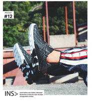 Load image into Gallery viewer, Mens Lightweight Breathable White Sneakers Casual Spring New Fashion Comfortable Walking Slip-On Sneakers Breathable Fashion Athletic Gym Casual Tennis Sneakers Modern Design Shoes