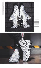 Load image into Gallery viewer, Mens Lightweight Breathable White Sneakers Casual Spring New Fashion Comfortable Walking Slip-On Sneakers Breathable Fashion Athletic Gym Casual Tennis Sneakers Modern Design Shoes