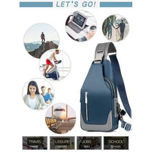 Load image into Gallery viewer, Men's Messenger Shoulder Chest Bag