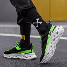 Load image into Gallery viewer, Mens Modern Sneakers Autumn Breathable Black Trendy Sneakers Men Walking Casual Light Sports Men's Running Sneakers Non Slip Athletic Tennis Sneakers